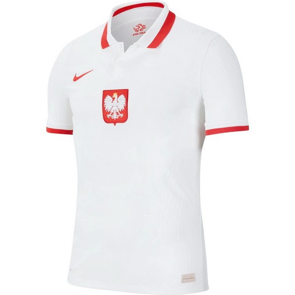 Camiseta Polonia Replica Primera Ropa 2020 Blanco